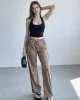 Şeritli Wide Leg Eşofman