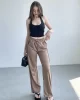 Şeritli Wide Leg Eşofman