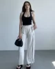 Şeritli Wide Leg Eşofman