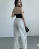Şeritli Wide Leg Eşofman