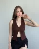 Sıfır Kol Buklet Bluz