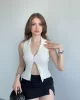 Sıfır Kol Buklet Bluz