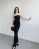 Straplez Gofre Pantolon Takım