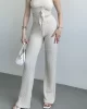 Straplez Gofre Pantolon Takım