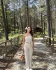 Straplez Gofre Pantolon Takım