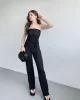 Straplez Gofre Pantolon Takım