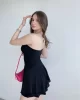 Straplez Şortlu Sandy Elbise