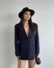 Tek Düğme Oversize Blazer