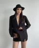 Tek Düğme Oversize Blazer