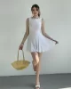 Viskon Likralı Mini Elbise