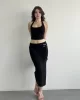Yan Tokalı Uzun Etek
