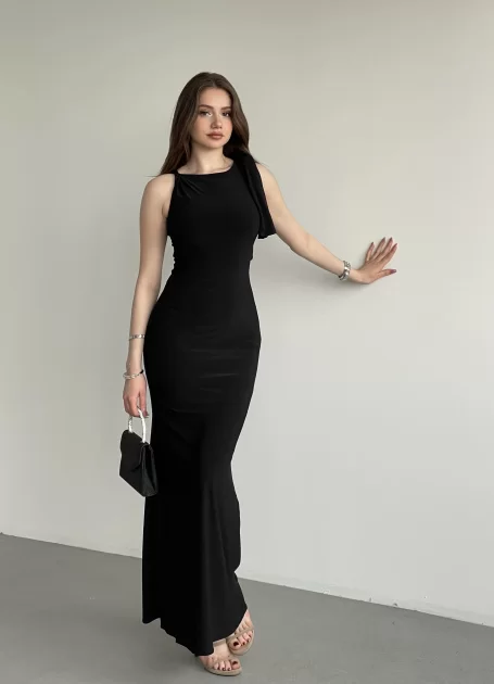 Omuz Fiyonk Premium Elbise