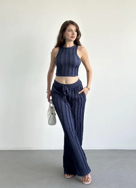 Crop Dikişli Takım