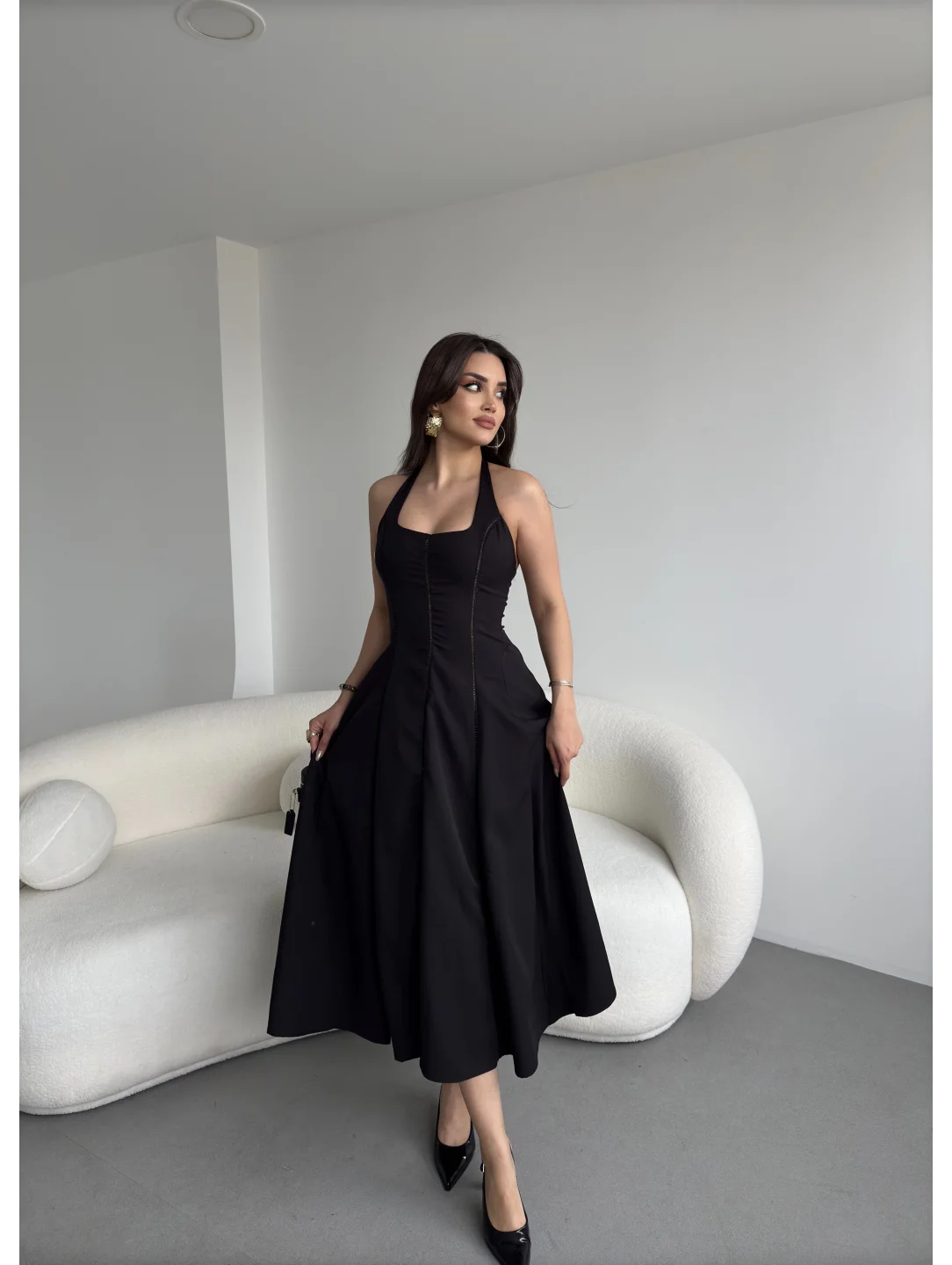 Kot Cora Düğmeli Elbise