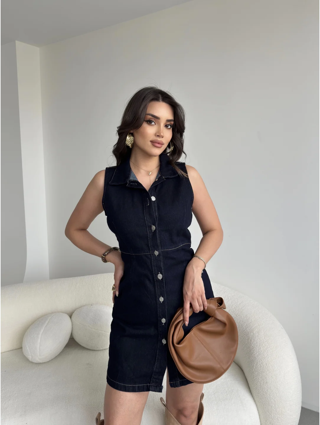 Kot Cora Düğmeli Elbise