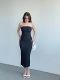 Bürümcük Straplez Elbise
