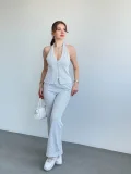 Çizgili Halter Takım