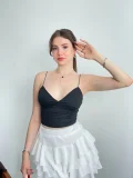Dalgıç Kumaş Askılı Elbise