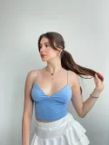 Dalgıç Kumaş Askılı Elbise