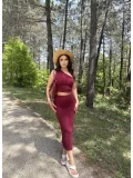 Gofre Etek Crop Takım