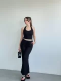 Halter Yaka Pantolon Takım