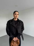 Kaşe Kruvaze Ceket