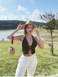 Keten Bağlamalı Crop
