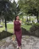 Bağlamalı Keten Etekli Takım