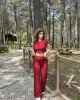 Gofre Basic Pantolon Crop Takım