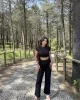 Gofre Basic Pantolon Crop Takım