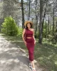 Gofre Etek Crop Takım