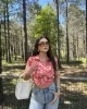 Kiraz Desen Büzgülü Crop