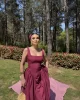 Kuşaklı Poplin Elbise