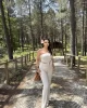 Straplez Gofre Pantolon Takım