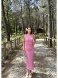 Gofre Etek Crop Takım