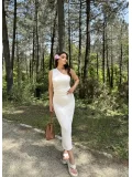 Gofre Etek Crop Takım
