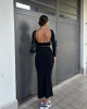 Angelica Sırt Dekolteli Etek Takım