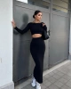 Angelica Sırt Dekolteli Etek Takım