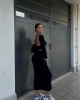 Angelica Sırt Dekolteli Etek Takım