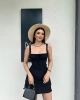 Askılı Ayrobin Elbise