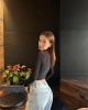 Balıkçı Yaka Tül Crop