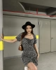 Çiçekli Helen Elbise 
