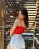 Dantel Kopçalı Crop