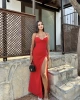 Fiona Yırtmaçlı Elbise