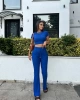Fitilli Pantolon Crop Takım