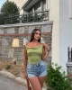 Kapşonlu Sırt Dekolte Bodysuit