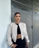 Crop Astarlı Bomber Ceket