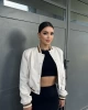 Crop Astarlı Bomber Ceket