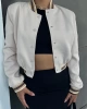 Crop Astarlı Bomber Ceket
