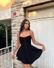 Kopçalı Şortlu Elbise